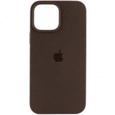 Чохол Silicone Case Full Protective (AA) для Apple iPhone 15 Pro (6.1") Темно-коричневий / Umber