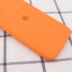 Чохол Silicone Case Square Full Camera Protective (AA) для Apple iPhone 11 Pro Max (6.5") Помаранчевий / Papaya