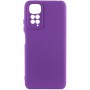 Чохол Silicone Cover Lakshmi Full Camera (AA) для Xiaomi Redmi 10 Фіолетовий / Purple