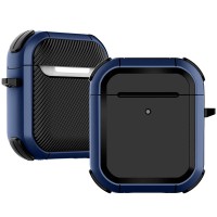 Футляр протиударний Black ed. для навушників Airpods 1/2 Blue