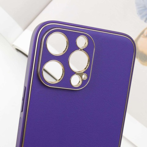 Шкіряний чохол Xshield для Apple iPhone 14 Pro Max (6.7") Фіолетовий / Ultra Violet