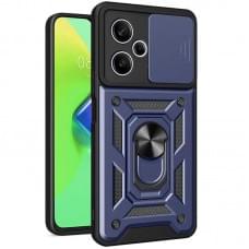 Чохол Ummi Camshield Serge Ring для Xiaomi Poco M6 Pro 5G Синій