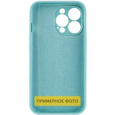 Чохол Silicone Case Full Camera Protective (AA) NO LOGO для Apple iPhone 16 Plus (6.7") Бірюзовий / Marine Green
