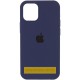 Чохол Silicone Case Full Protective (AA) для Apple iPhone 17 Air (6.5") Темно-синій / Midnight blue