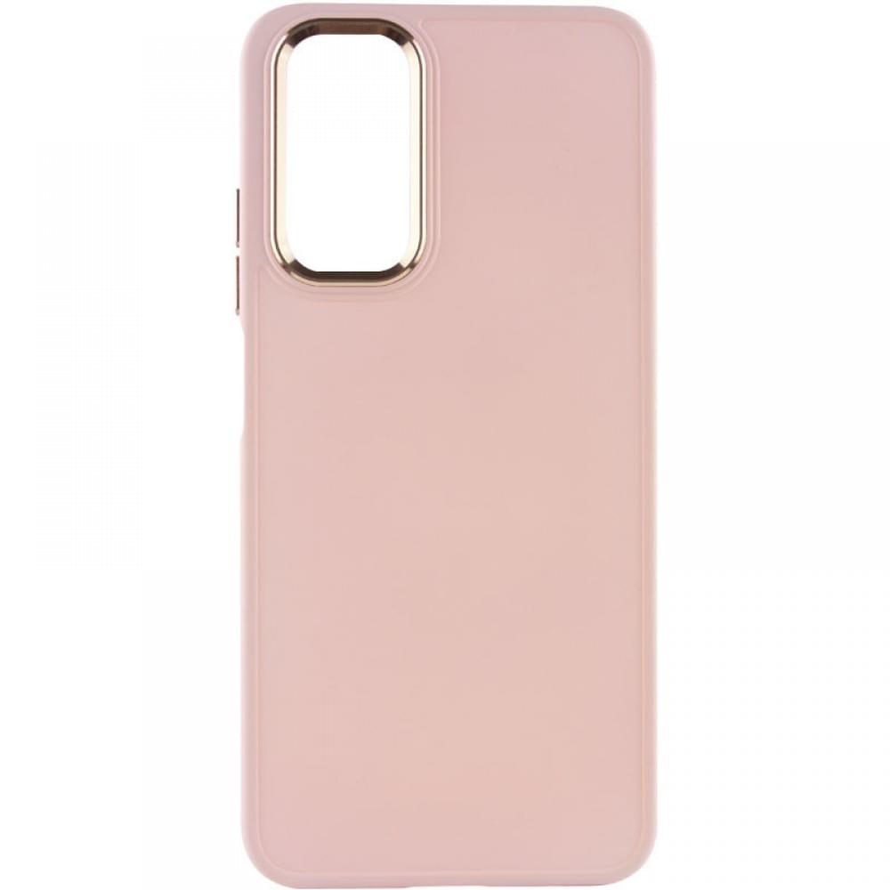 TPU чохол Bonbon Metal Style для Samsung Galaxy A14 4G/5G Рожевий / Light pink