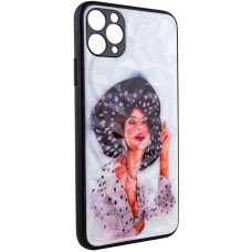 TPU+PC чохол Prisma Ladies для Apple iPhone 11 Pro Max (6.5") Girl in a hat