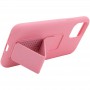 Чохол Silicone Case Hand Holder для Apple iPhone 11 Pro Max (6.5") Рожевий / Pink