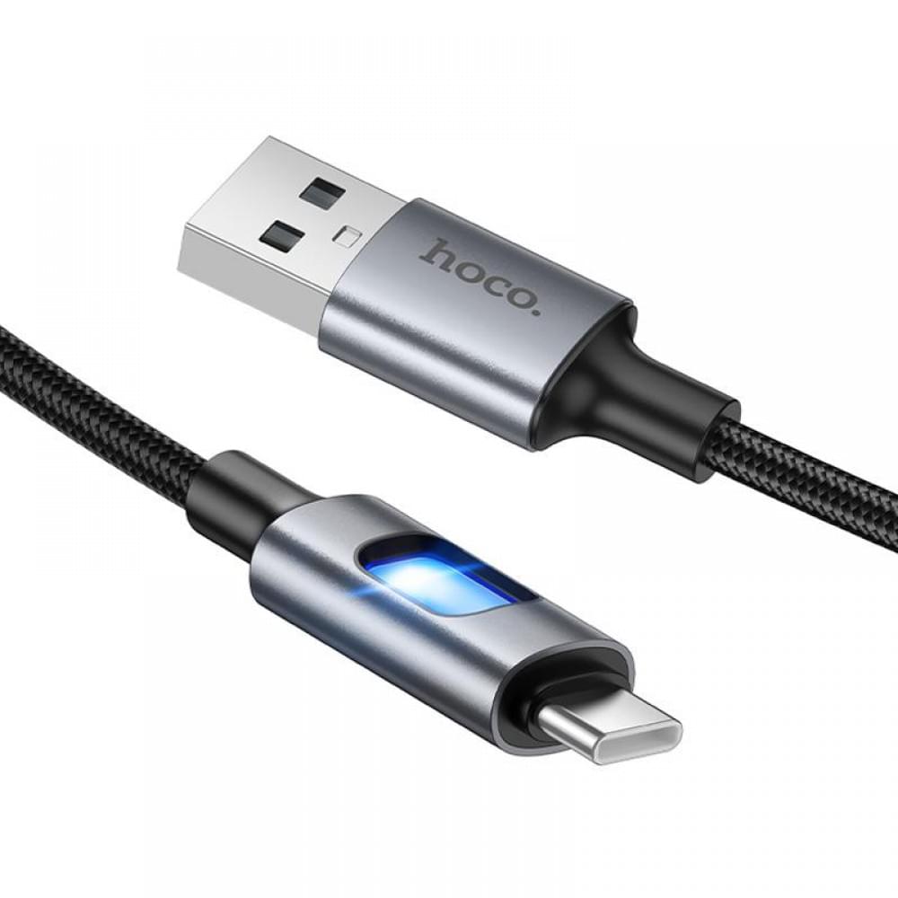 Дата кабель Hoco U144 New USB to Type-C 3A (1.2m) Black