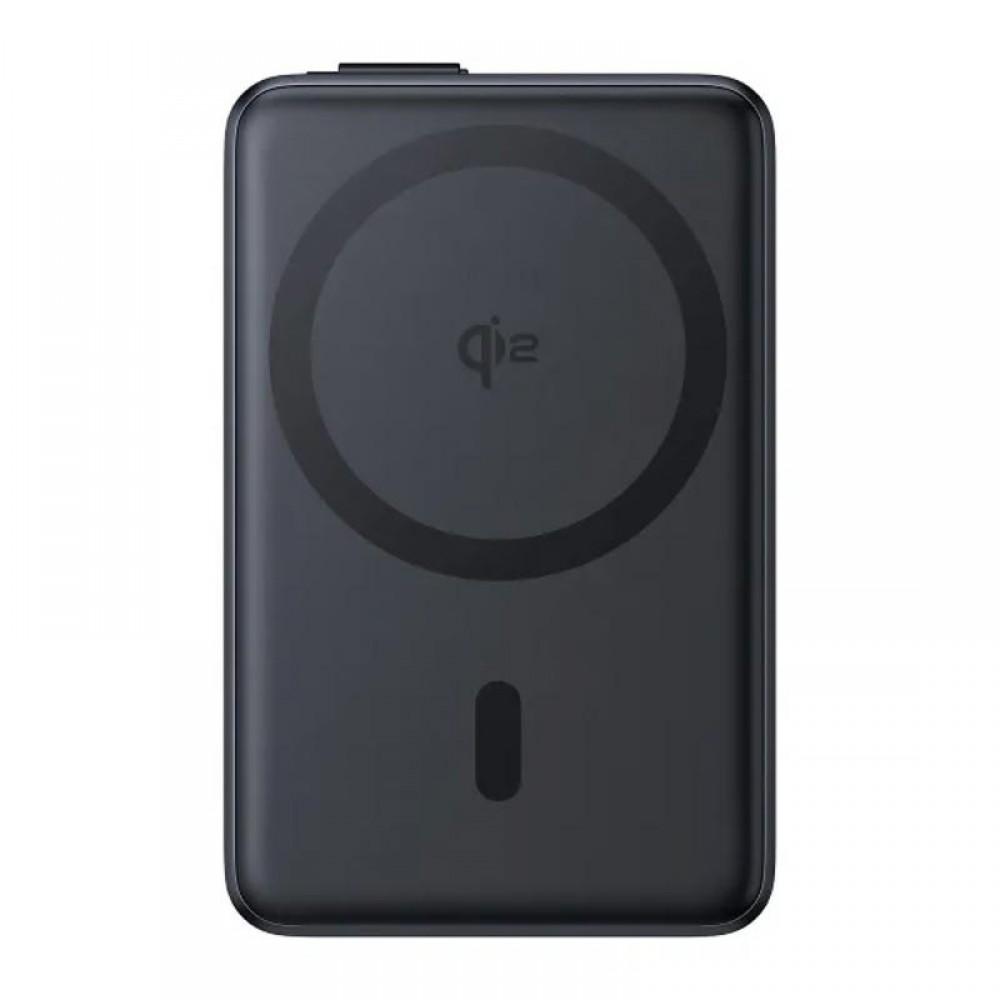 Портативний ЗП Power Bank Baseus Nomos Qi2 Kickstand OS with Cable 45W з БЗП 10000 mAh (P10078800) Cosmic Black