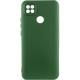Чохол TPU GETMAN Liquid Silk Full Camera для Xiaomi Redmi 9C Зелений / Dark green