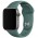 Силіконовий ремінець для Apple watch 38mm/40mm/41mm Зелений / Pine green