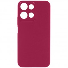 Чохол Silicone Cover Lakshmi Full Camera (AA) для Motorola Moto G75 5G Бордовий / Marsala