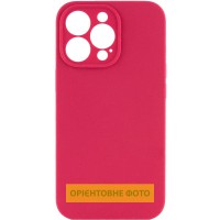 Чохол Silicone Case Full Camera Protective (AA) NO LOGO для Apple iPhone 17 Pro (6.3") Червоний / Rose Red