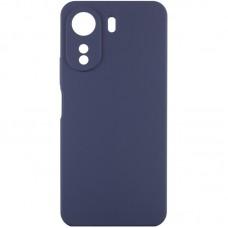 Чохол TPU GETMAN Liquid Silk Full Camera для Xiaomi Redmi 13C / Poco C65 Синій / Midnight Blue