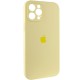Чохол Silicone Case Full Camera Protective (AA) для Apple iPhone 12 Pro (6.1") Жовтий / Mellow Yellow