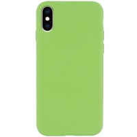 Чохол Silicone Case Full Protective (AA) NO LOGO для Apple iPhone X / XS (5.8") М'ятний / Mint