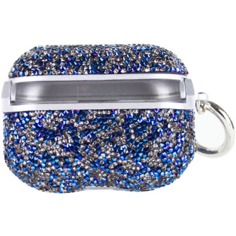 TPU чохол Bling World Rock Diamond для навушників AirPods Pro / Airpods Pro 2 Синій