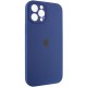 Чохол Silicone Case Full Camera Protective (AA) для Apple iPhone 12 Pro Max (6.7") Синій / Deep navy