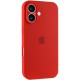 Чохол Silicone Case Full Camera Protective (AA) для Apple iPhone 16 Plus (6.7") Червоний / Red