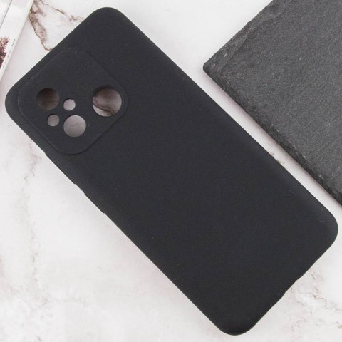 Чохол Silicone Cover Lakshmi Full Camera (AAA) для Xiaomi Redmi 12C Чорний / Black
