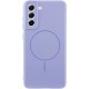 Чохол Silicone Cover Lakshmi Full Camera (AA) with MagFit для Samsung Galaxy S21 FE Бузковий / Dasheen