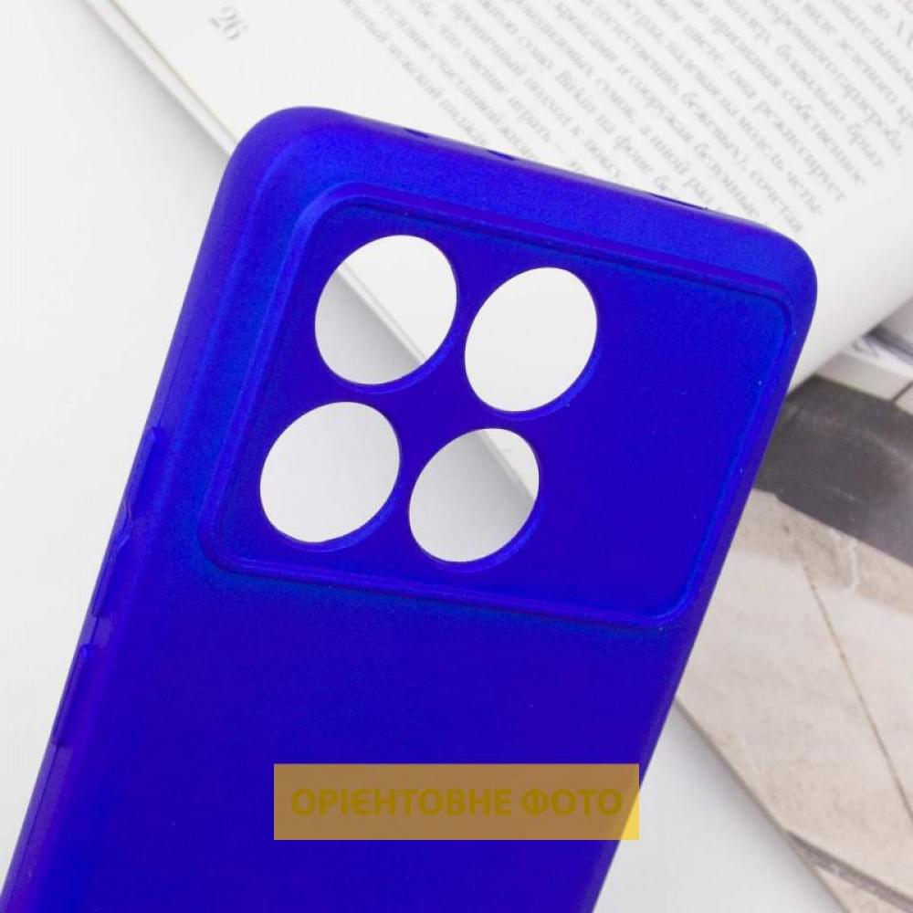 Чохол TPU GETMAN Liquid Silk Full Camera для Xiaomi Poco X6 / Note 13 Pro 5G Синій / Iris