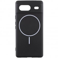 Чохол Silicone Cover Lakshmi Full Camera (AA) with MagFit для Google Pixel 7 Чорний / Black