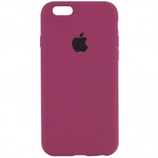 Чохол Silicone Case Full Protective (AA) для Apple iPhone 6/6s (4.7") Червоний / Rose Red
