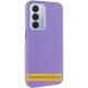Шкіряний чохол Leather Case Metal Buttons для Samsung Galaxy S25 Ultra Light Purple