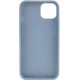 TPU чохол Bonbon Metal Style для Apple iPhone 14 (6.1") Блакитний / Mist blue