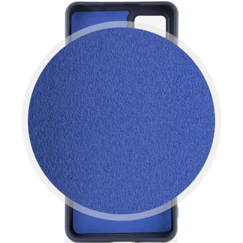 Чохол Silicone Cover Lakshmi Full Camera (AAA) для Xiaomi Redmi Note 11 Pro 4G/5G / 12 Pro 4G Темно-синій / Midnight blue
