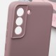 Чохол Silicone Cover Lakshmi Full Camera (AA) для Samsung Galaxy S22 Рожевий / Pink Sand