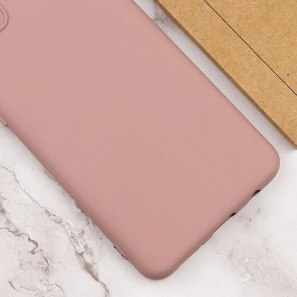 Чохол TPU GETMAN Liquid Silk Full Camera для Xiaomi 12T / 12T Pro Рожевий / Pink Sand