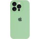 Чохол Silicone Case Full Camera Protective (AA) для Apple iPhone 13 Pro (6.1") М'ятний / Mint