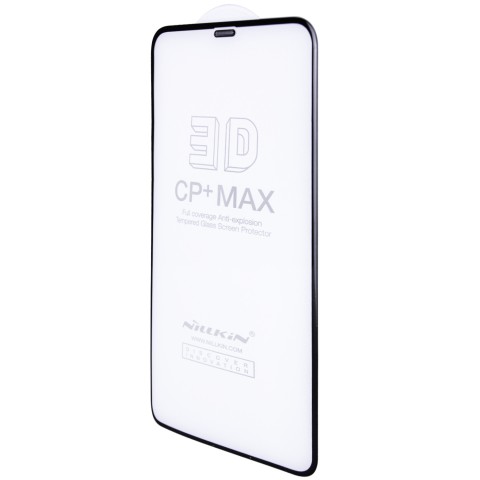 Захисне скло Nillkin (CP+ max 3D) (full glue) для Apple iPhone 11 Pro (5.8") / X (5.8")/XS (5.8") Чорний