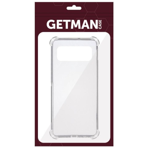 TPU чохол GETMAN Ease logo посилені кути Full Camera для Google Pixel 10 Безбарвний (прозорий)