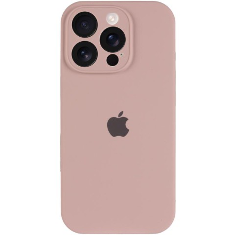 Чохол Silicone Case Full Camera Protective (AA) для Apple iPhone 14 Pro Max (6.7") Рожевий / Pink Sand