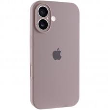 Чохол Silicone Case Full Camera Protective (AA) для Apple iPhone 16 (6.1") Сірий / Lavender