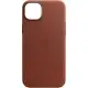 Шкіряний чохол Leather Case (AAA) with MagSafe and Animation для Apple iPhone 12 Pro Max (6.7") Saddle Brown