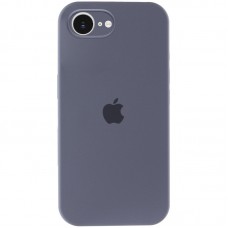 Чохол Silicone Case Full Camera Protective (AA) для Apple iPhone 16e (6.1") Сірий / Lavender Gray