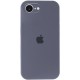 Чохол Silicone Case Full Camera Protective (AA) для Apple iPhone 16e (6.1") Сірий / Lavender Gray
