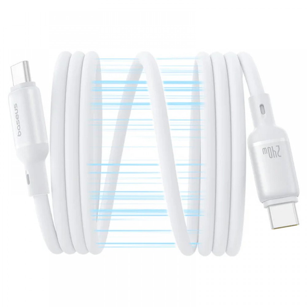 Дата кабель Baseus PicoGo Magnetic Liquid Silicone Type-C to Type-C 240W (1m) (P10376800)