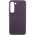 Шкіряний чохол Bonbon Leather Metal Style для Samsung Galaxy S23 Фіолетовий / Dark Purple