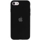 Чохол Silicone Case Full Protective (AA) для Apple iPhone SE (2020) / 7 / 8 (4.7") Чорний / Black