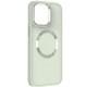 TPU чохол Bonbon Metal Style with MagSafe для Apple iPhone 15 Plus (6.7") Білий / White