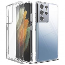 TPU чохол Epic Transparent 1,5mm для Samsung Galaxy S21 Ultra Безбарвний (прозорий)