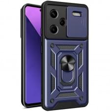 Чохол Ummi Camshield Serge Ring для Xiaomi Redmi Note 13 Pro+ Синій