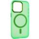 Чохол TPU+PC Lily with MagSafe для Apple iPhone 12 Pro / 12 (6.1") Neon Green
