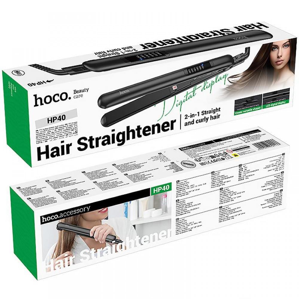 Випрямляч для волосся Hoco HP40 Hair damage protection Black