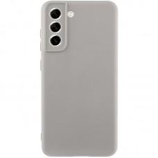Чохол TPU GETMAN Liquid Silk Full Camera для Samsung Galaxy S21 Сірий / Lavender